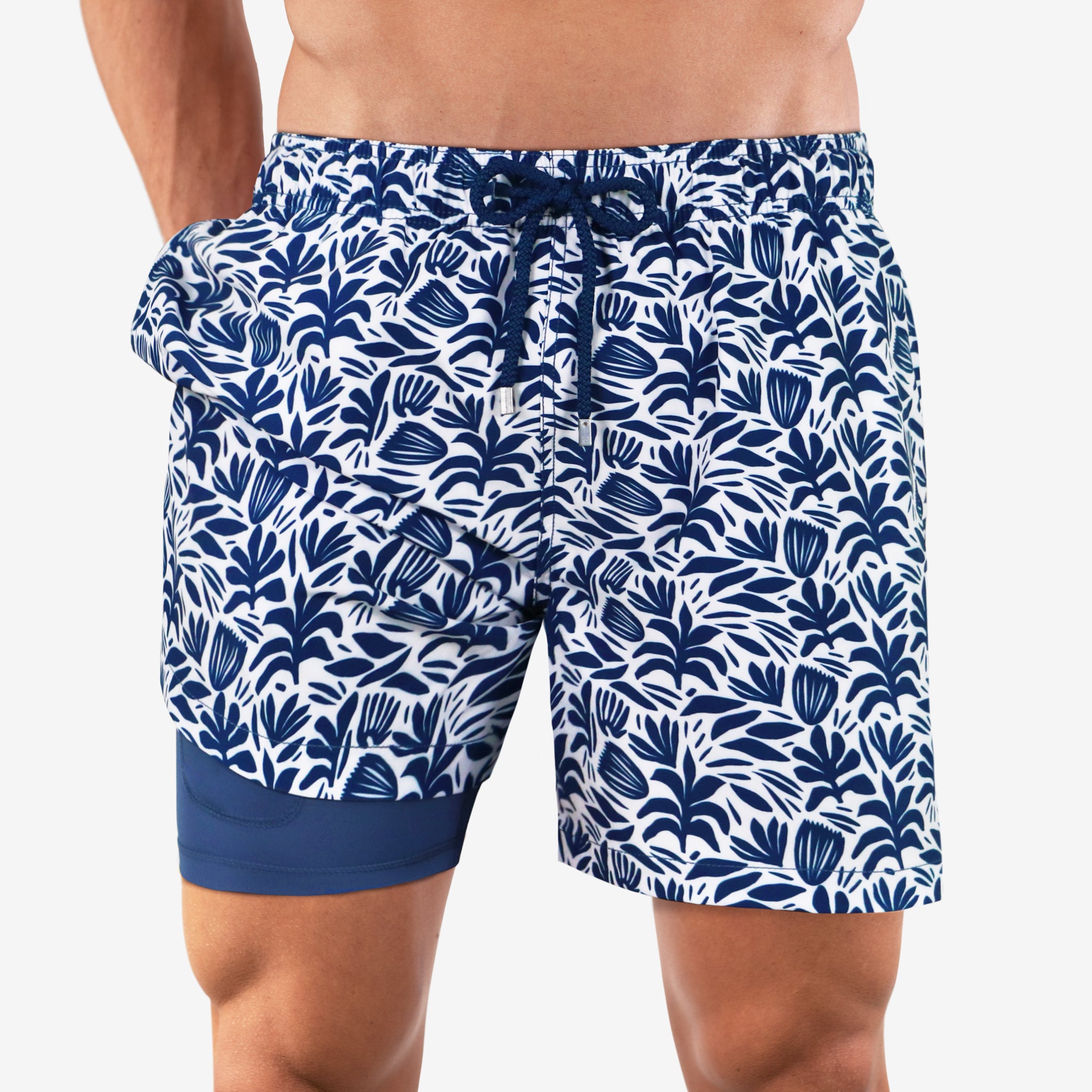 Sonoma Blue - Mid-Length Hybrid Short