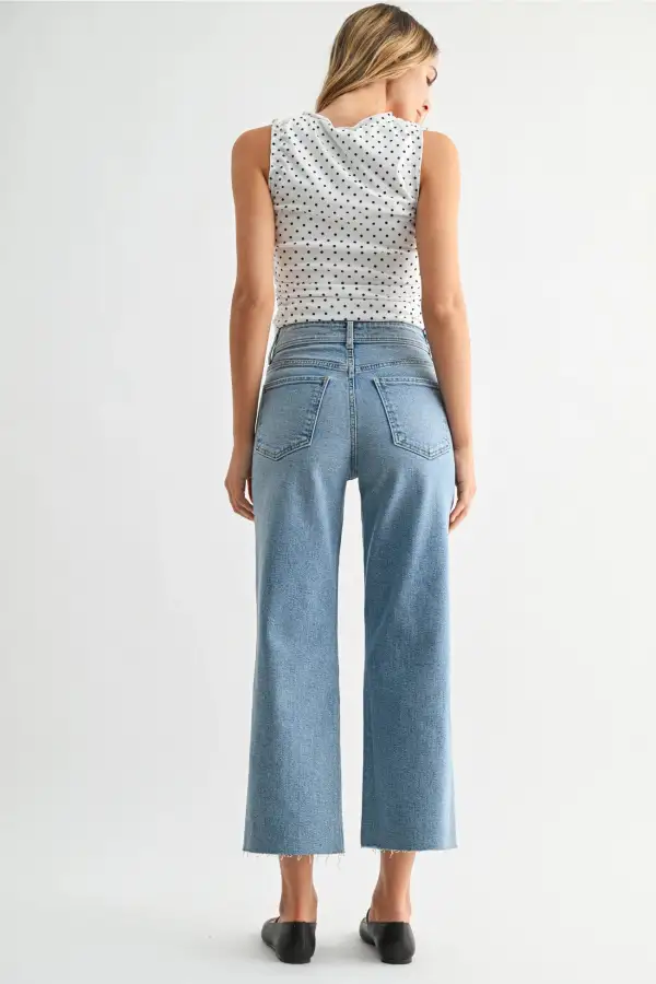 Utility Pocket Straight Jeans