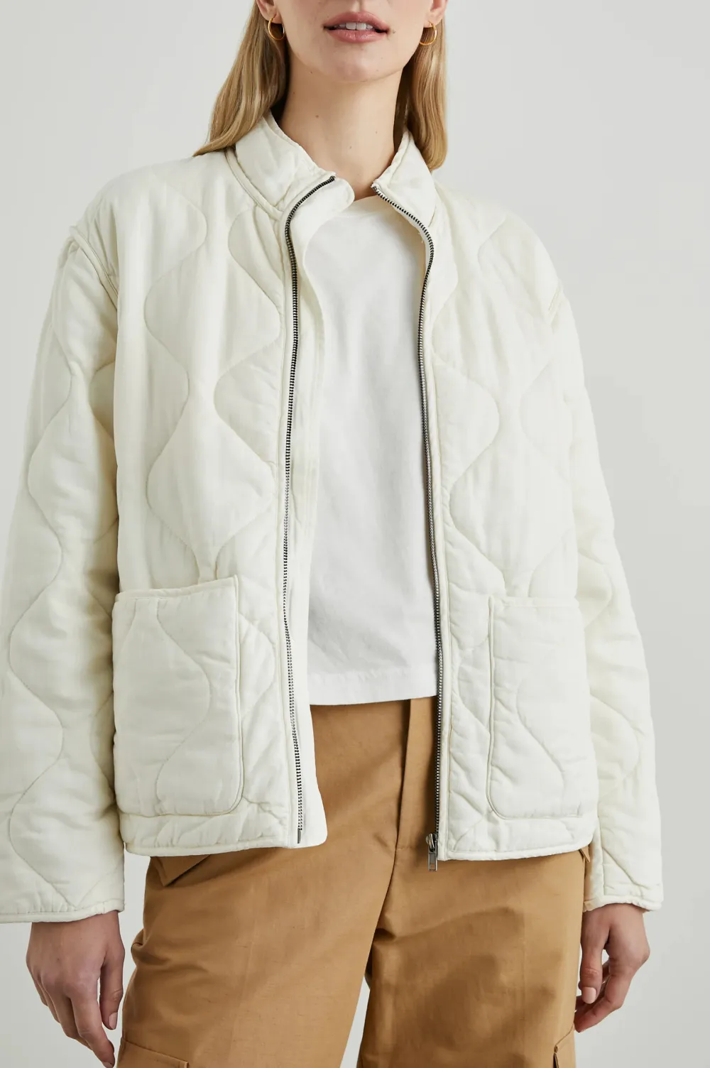 Zippered Large Pocket Warm Women's Jacket