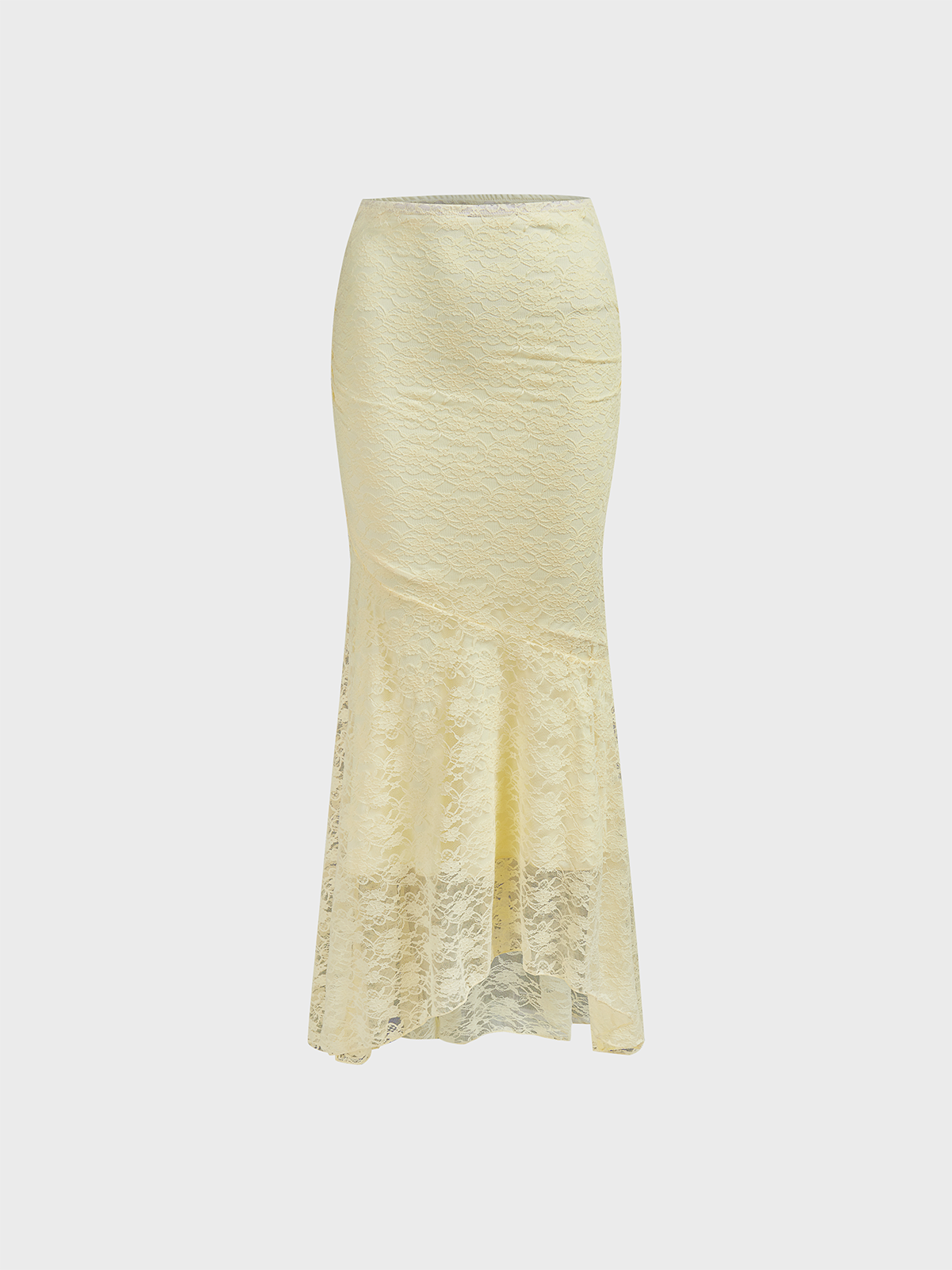 Lace lace Plain Maxi Skirt FREESHIPPING