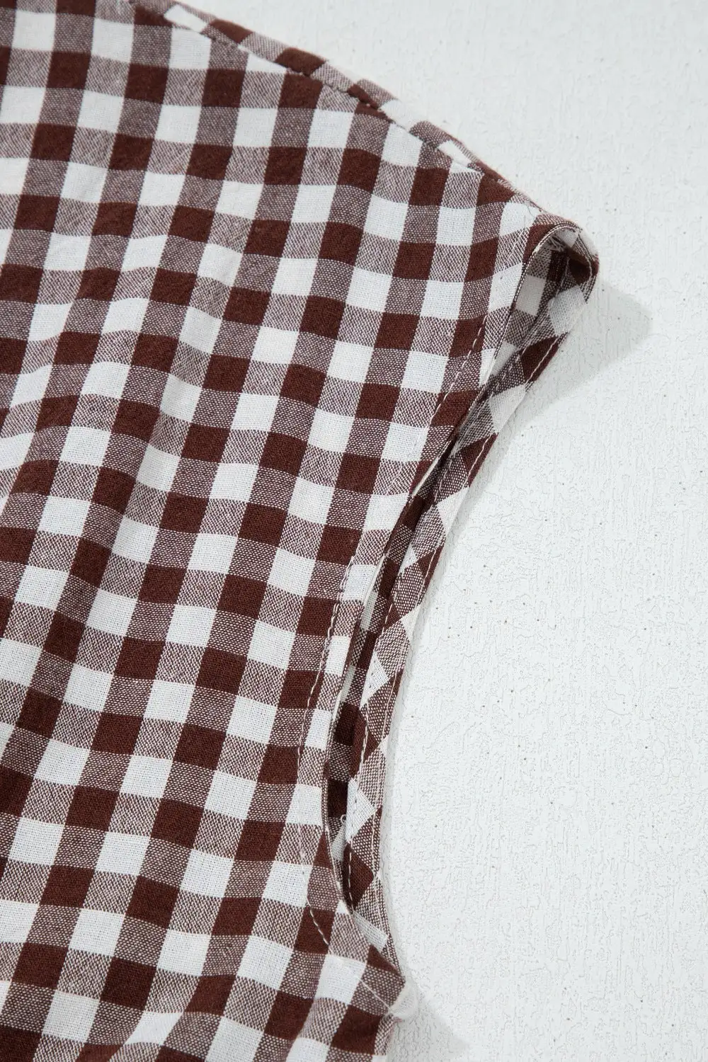 Plaid Zip Front Midi Dress