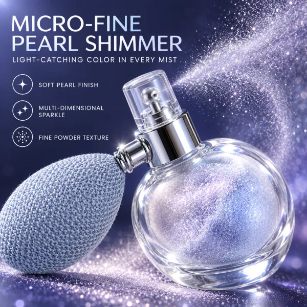 Spray Magic Shimmer-Synthetic Mica-Cosmetic-Lightweight-Long-lasting