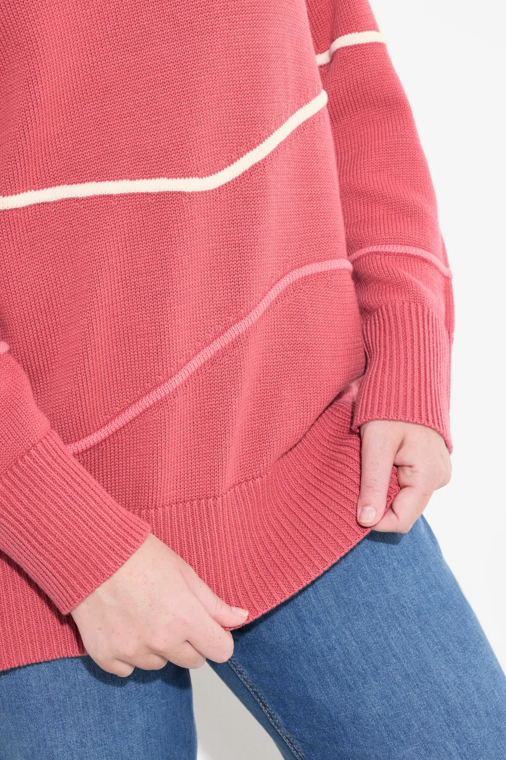 Collar Curled Sweater