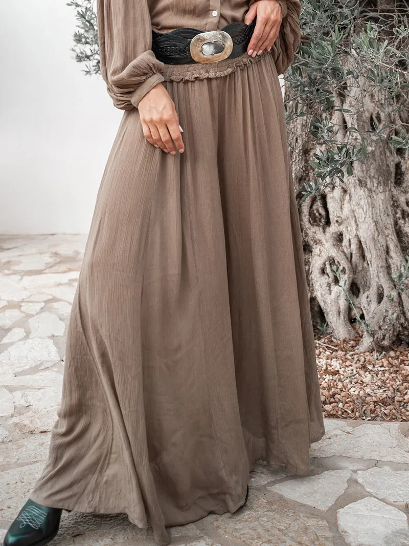 Bohemian Casual Cotton Breeze Trousers