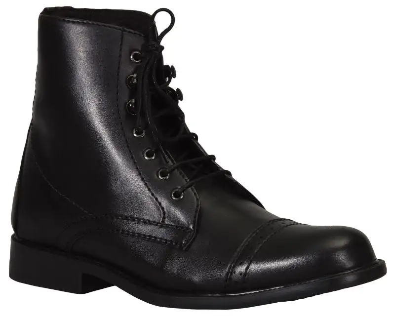Classic Lace-Up Leather Paddock Boots