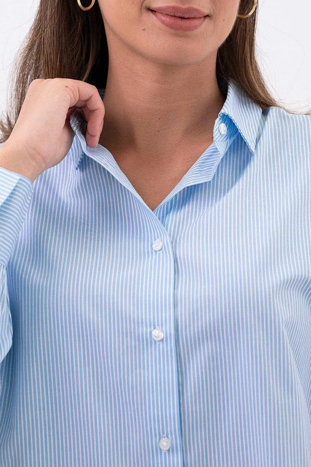 Cotton Loose Classic Women's Shirt