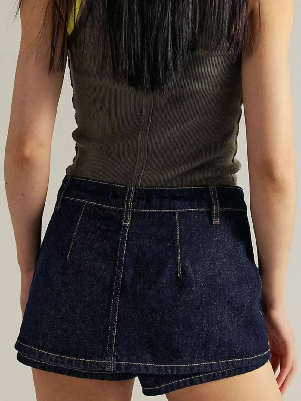 Mini Denim Skort