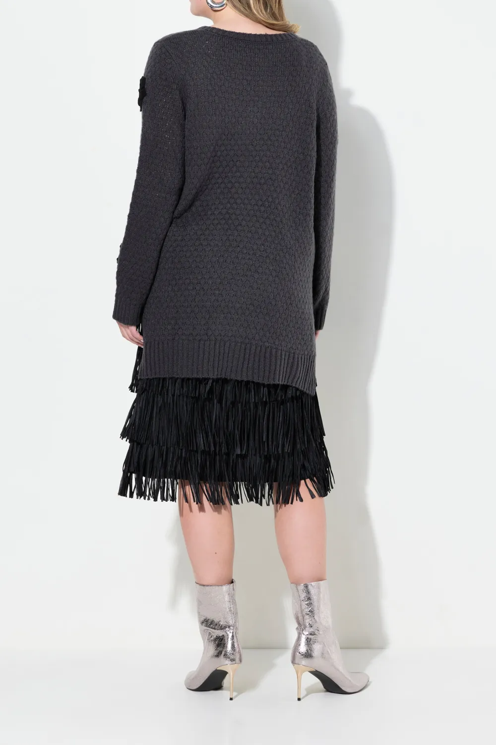 Ribbed V-Neck Sweater