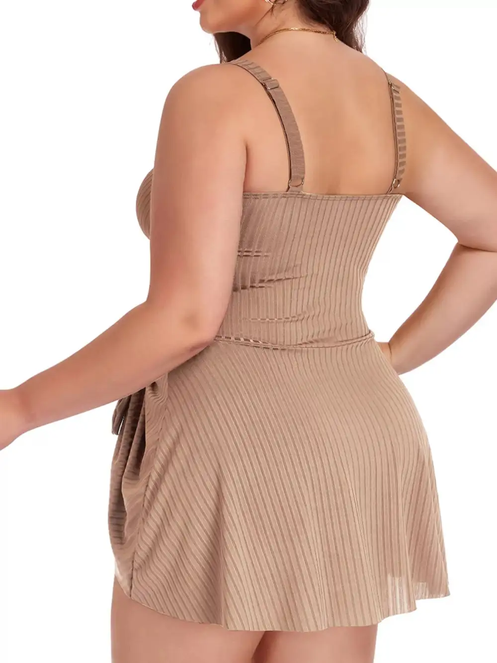 Island Ruched Swim Dress
