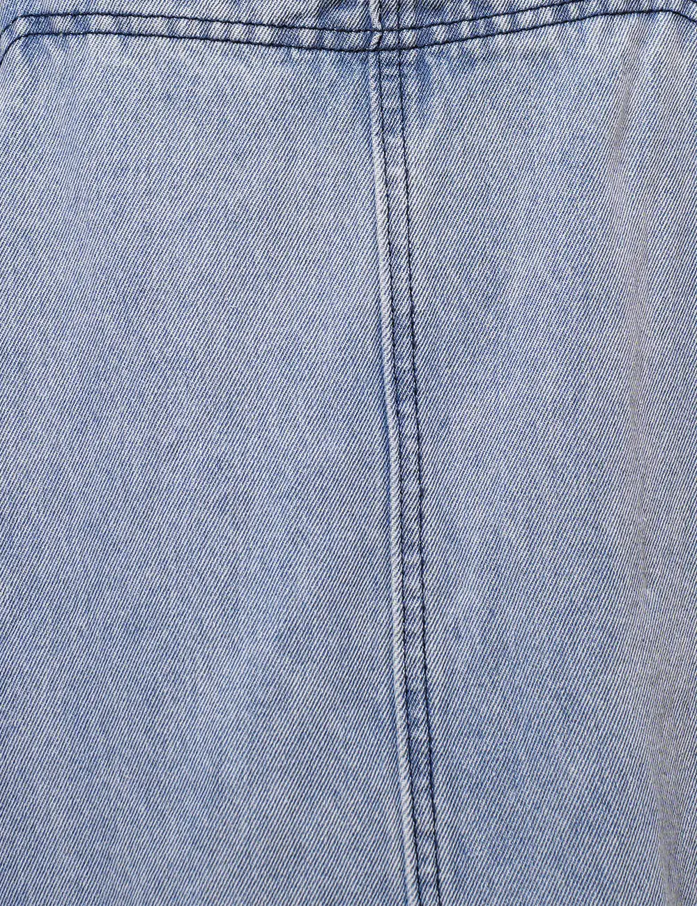 Casual Pocket Denim Mini Overall Dress