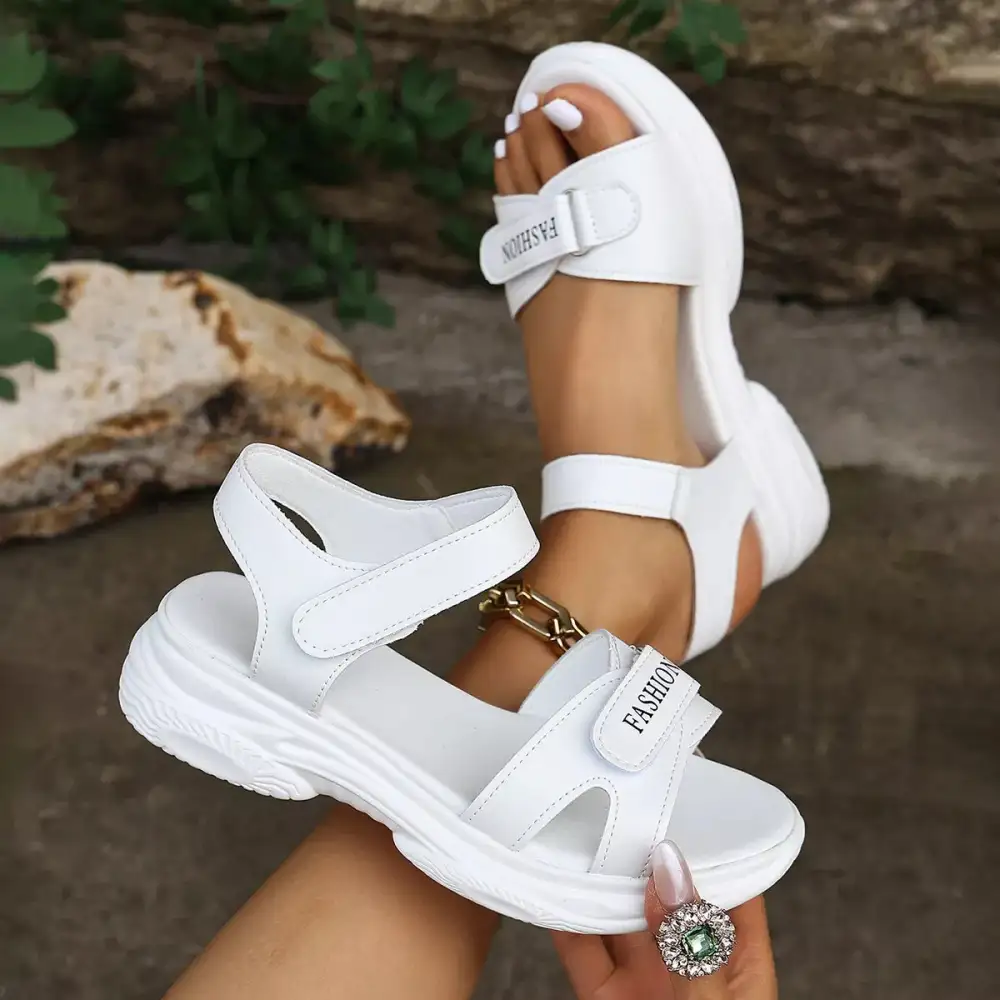 Modern Wedge Open Sandals