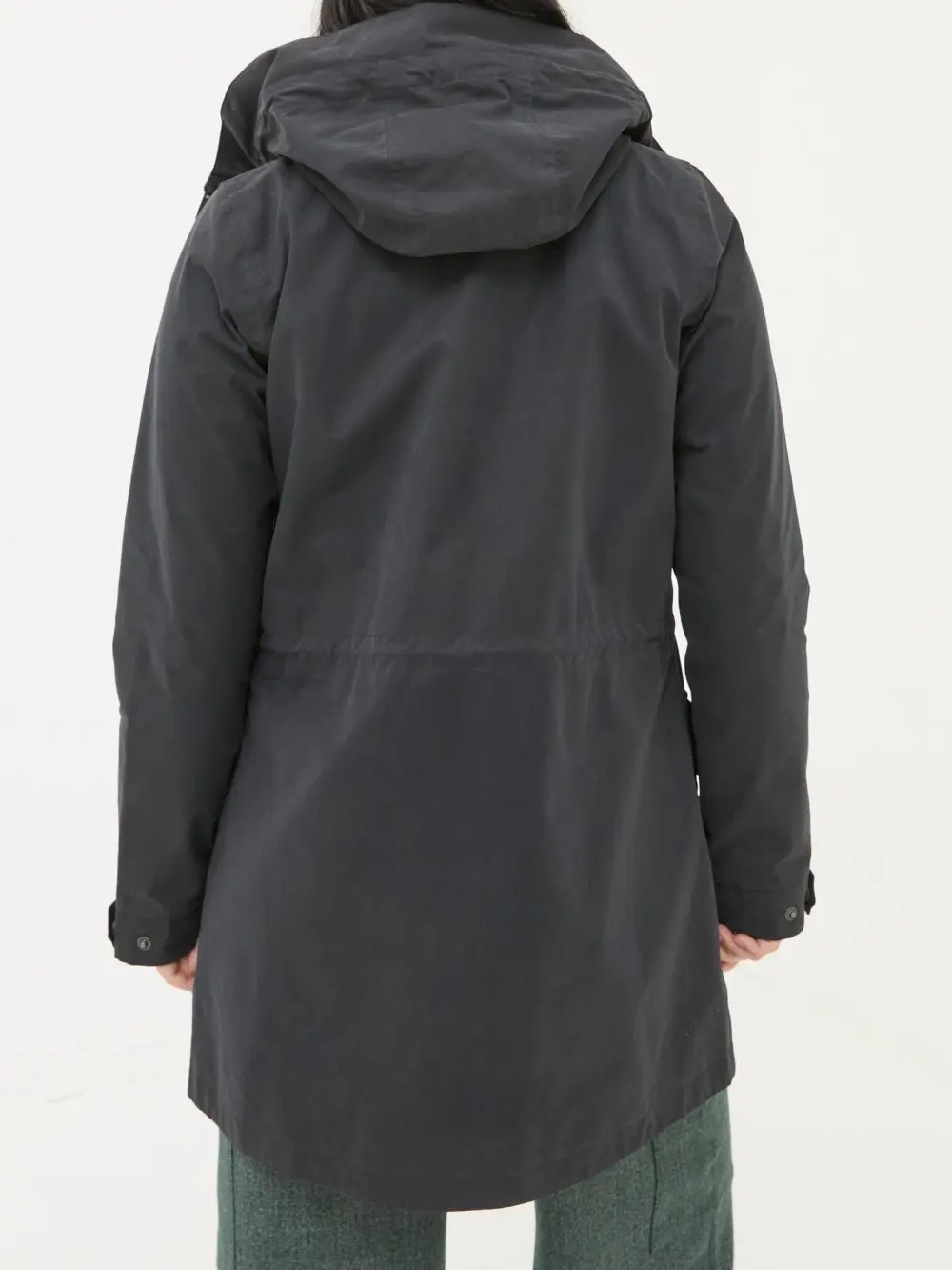 Tiegan Black Waterproof Coat