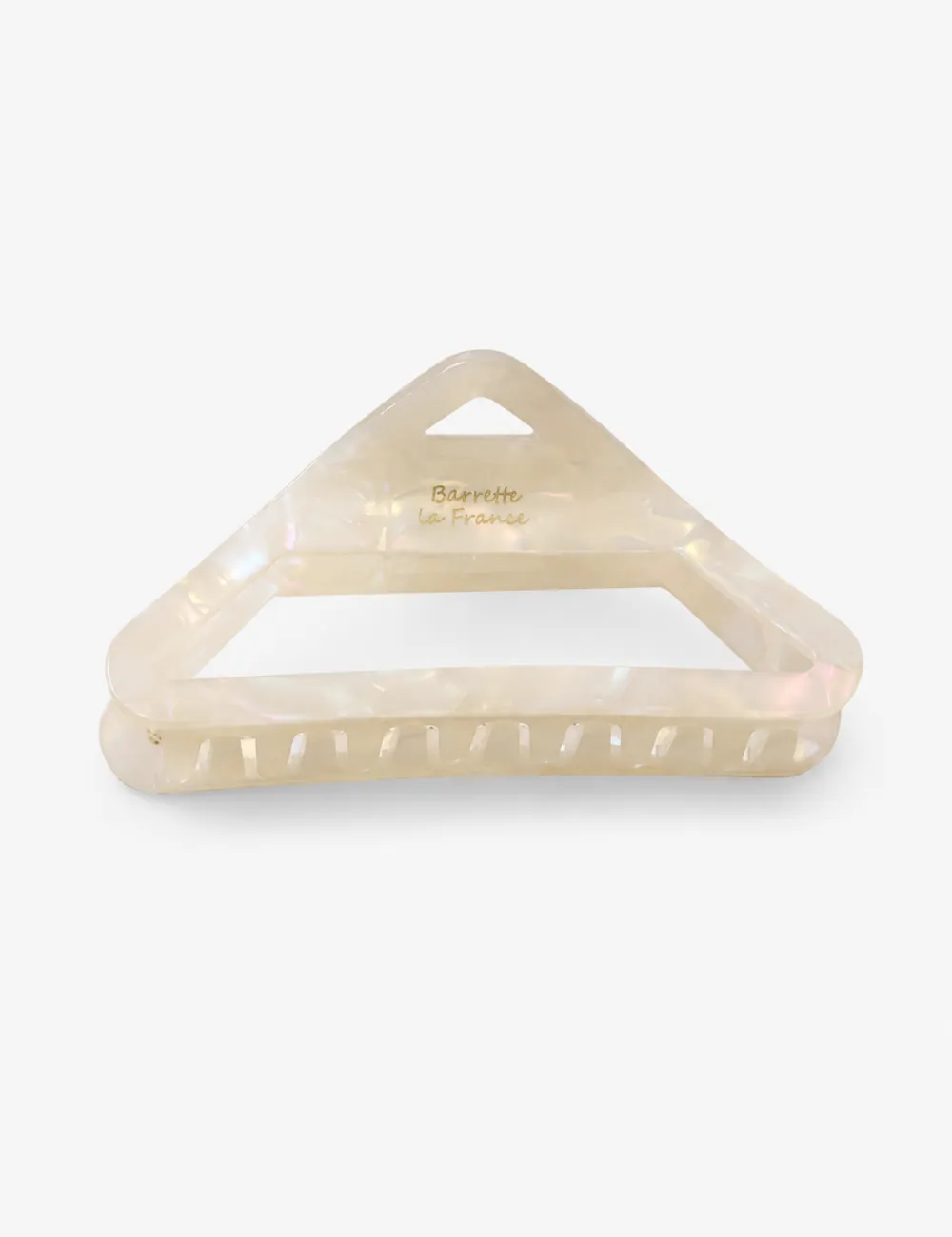 Triangular Hollow Marbled Hair Clip