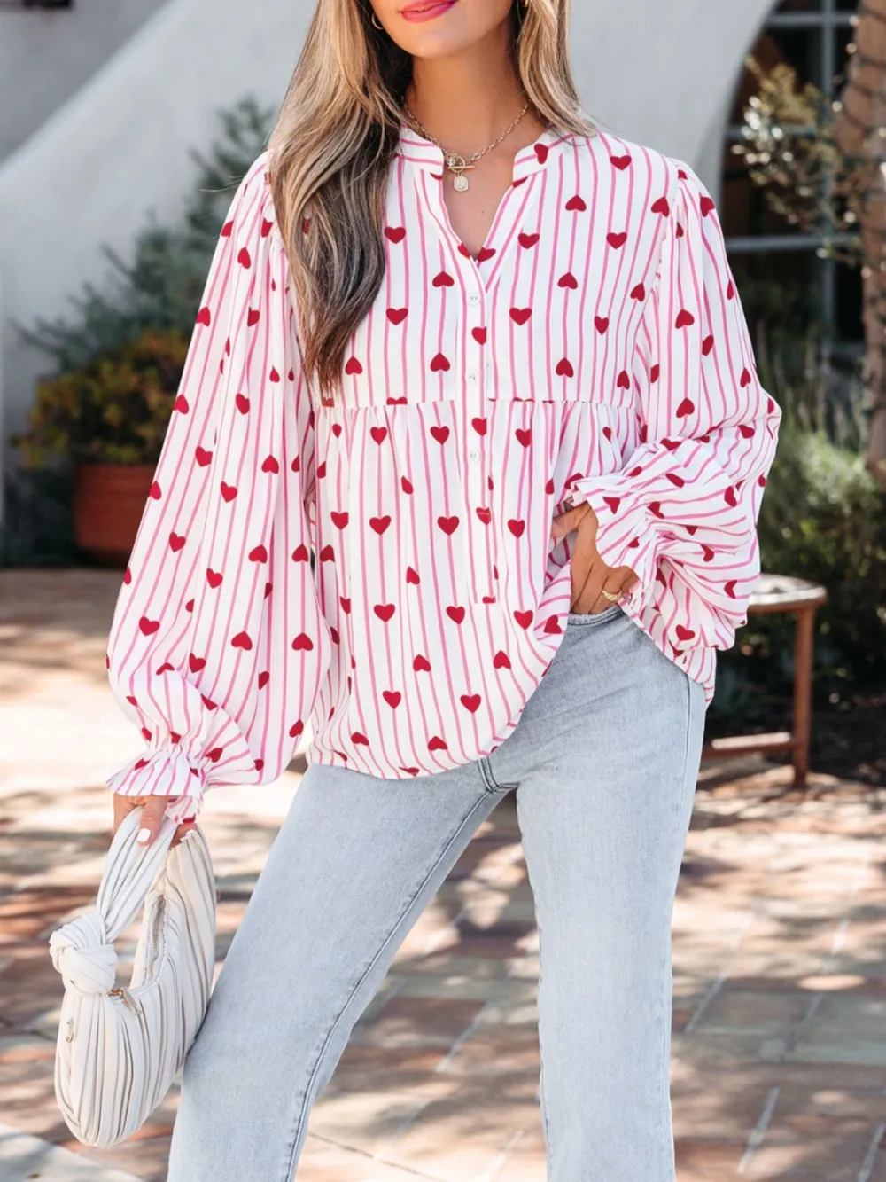 Refined Striped Textured Printed Shirt