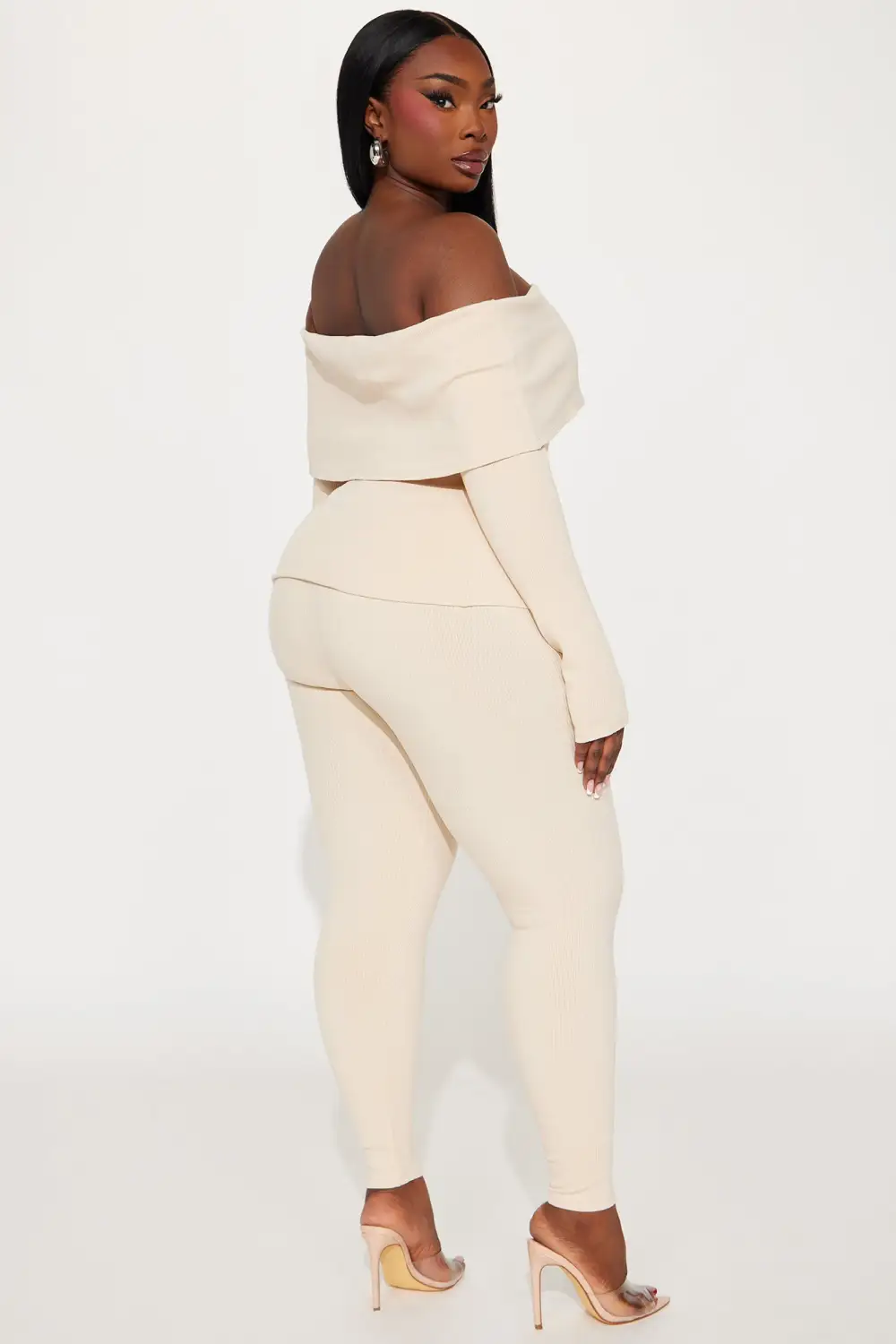 Shaila Snatched Pant Set - Cream