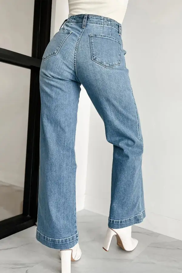 Loose Button Dusk Multi Buttons Medium Jeans