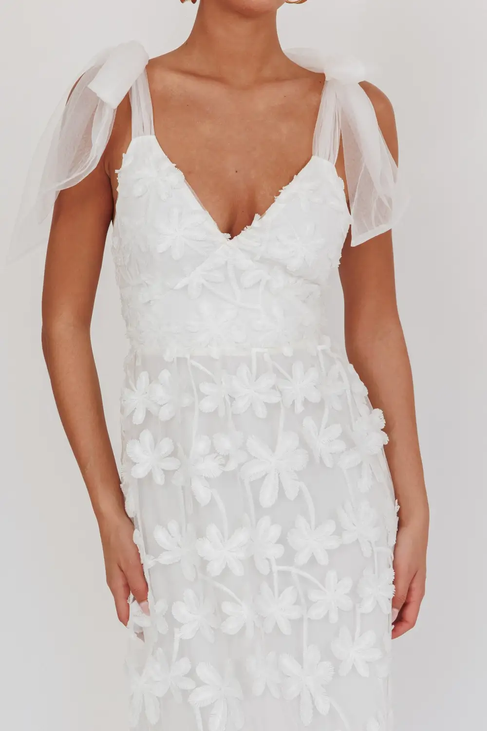 Elegant Mesh Maxi Dress