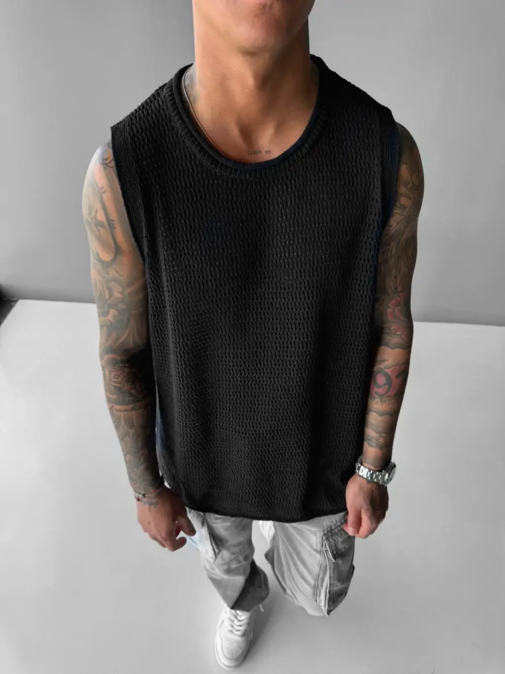 Relaxed Textured Tank Top
