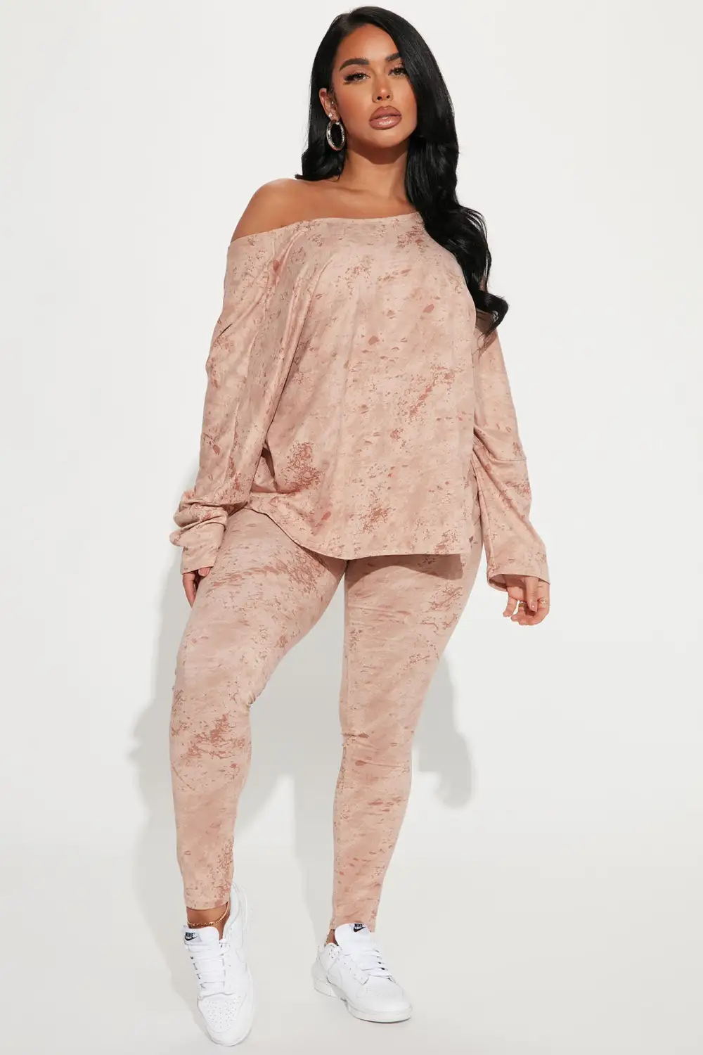 Chelsea Twist Back Legging Set - Taupe