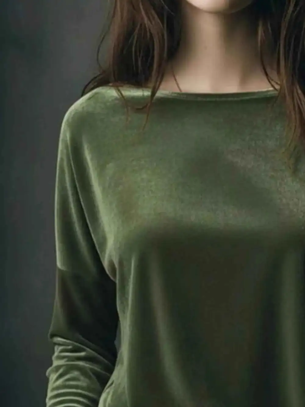 Velvet Long Sleeve T-Shirt
