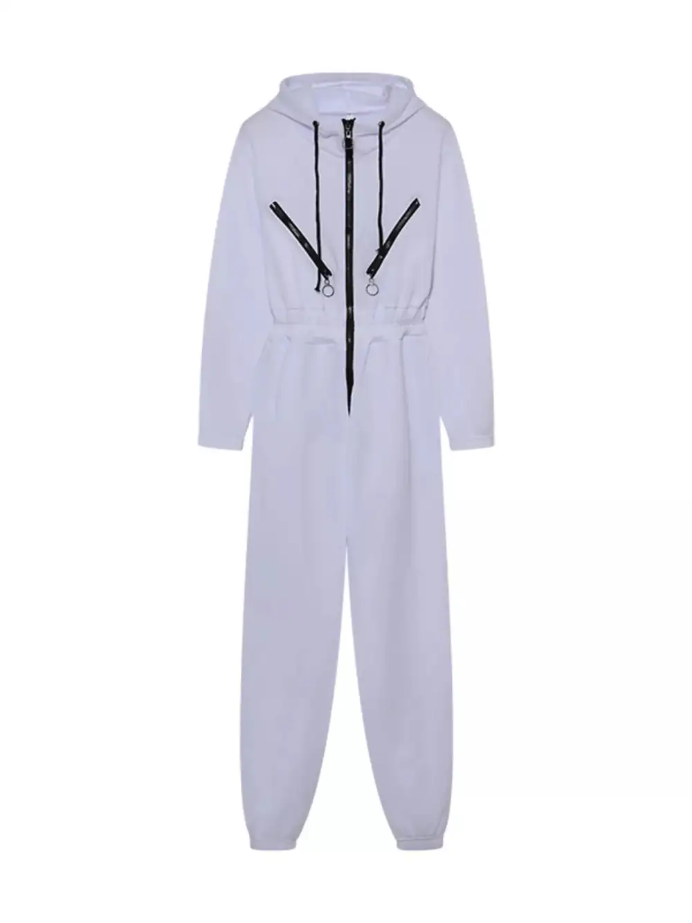 Hooded Zip Jumpsuit