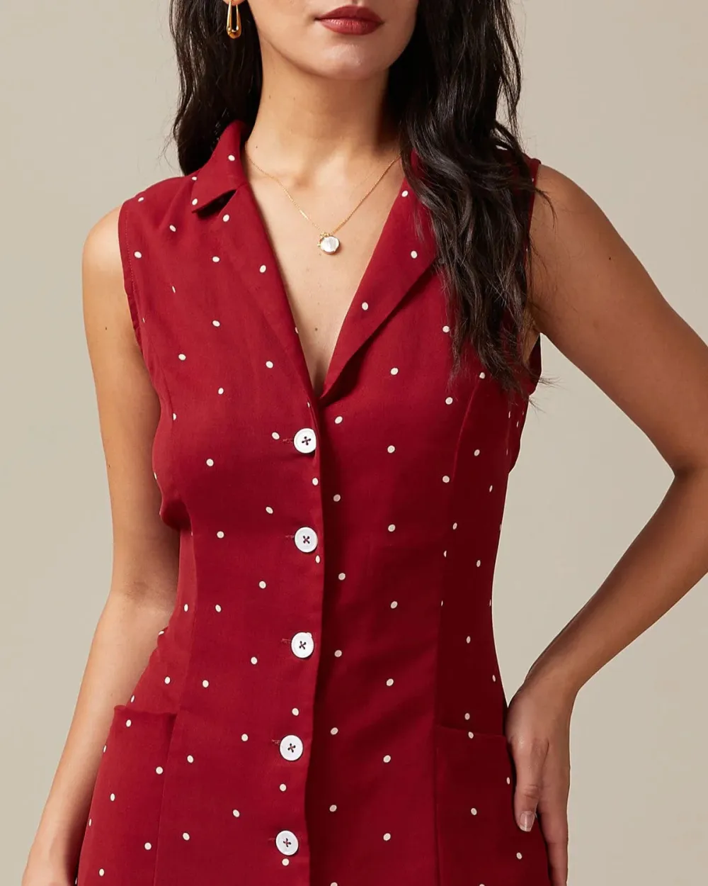 PolkaDot Red Dress
