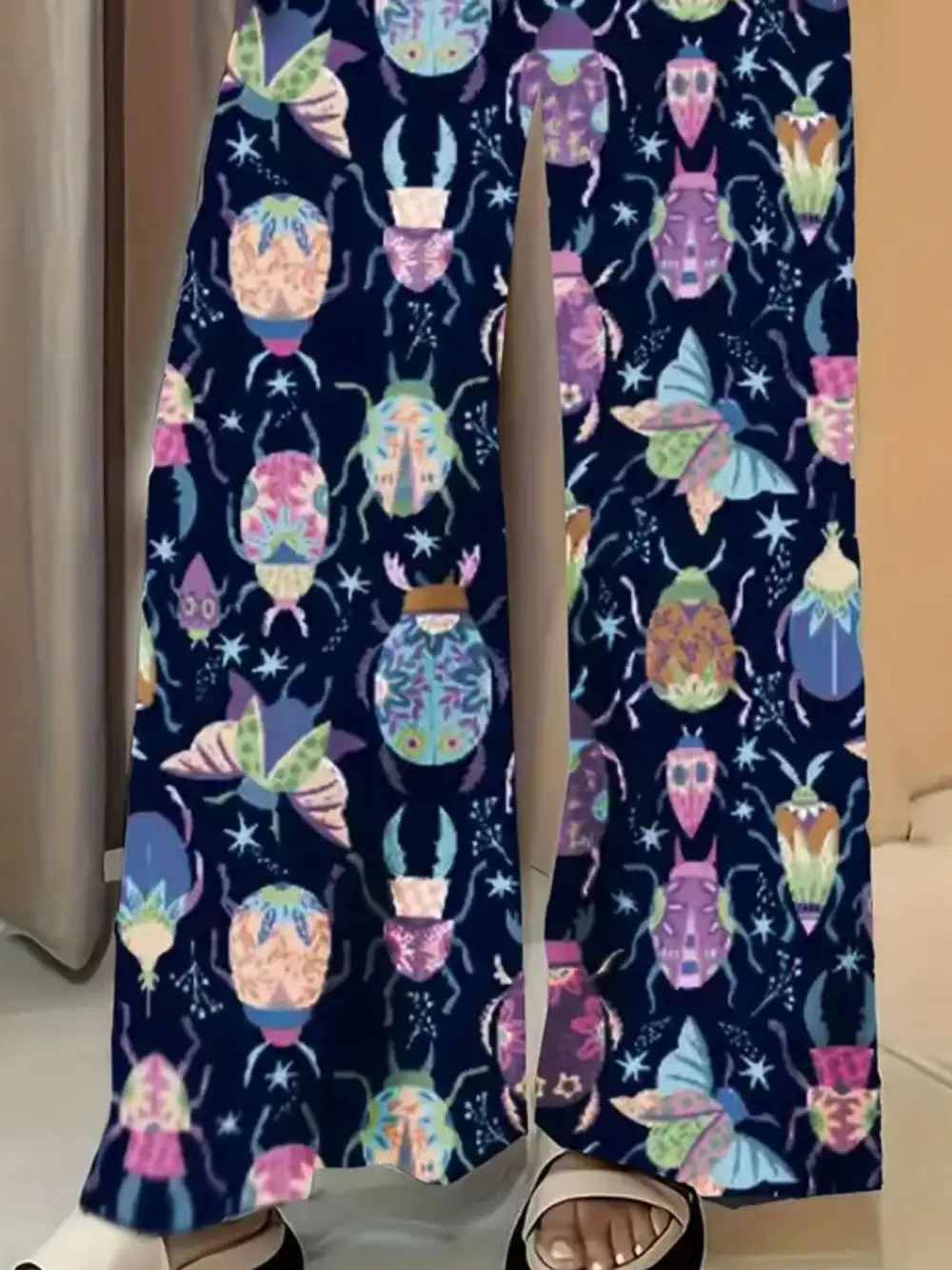 Everyday Printed Wide Leg Pants