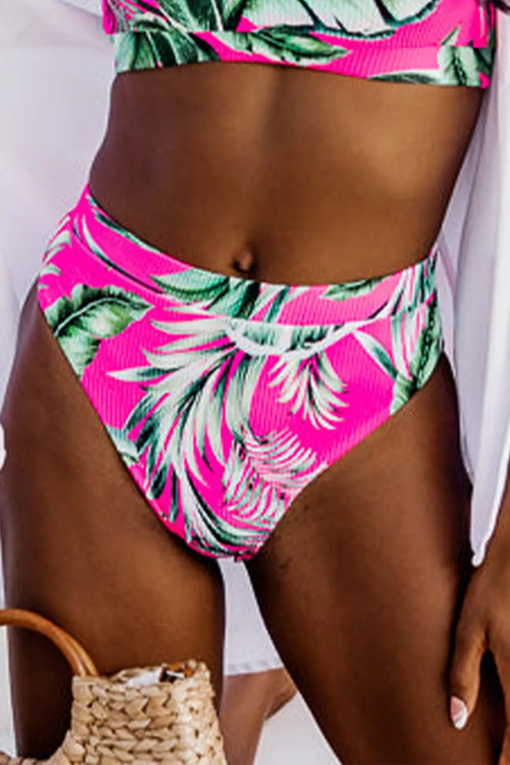 Textured Bikini Set