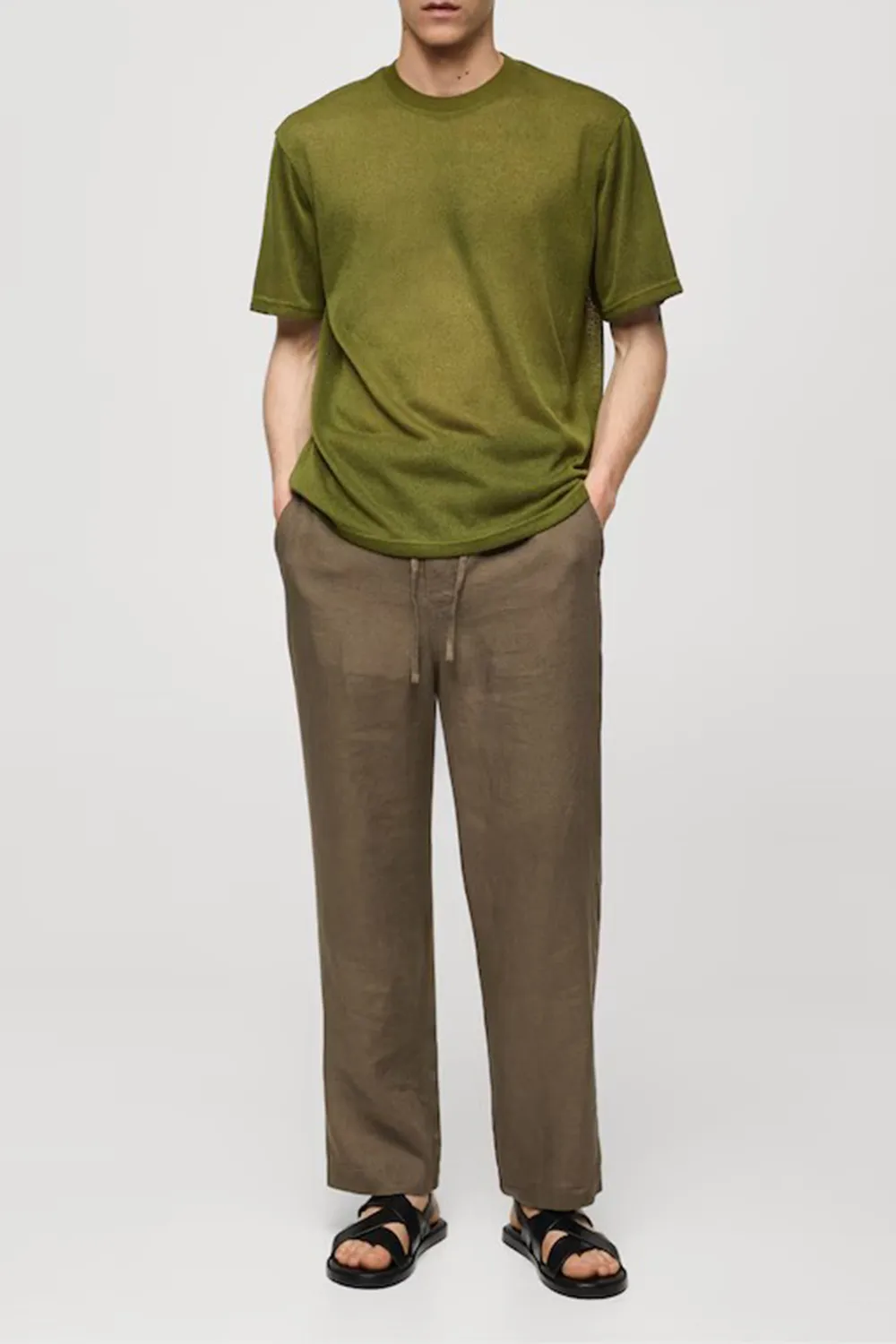 T-Shirt With Regular-Fit Structure