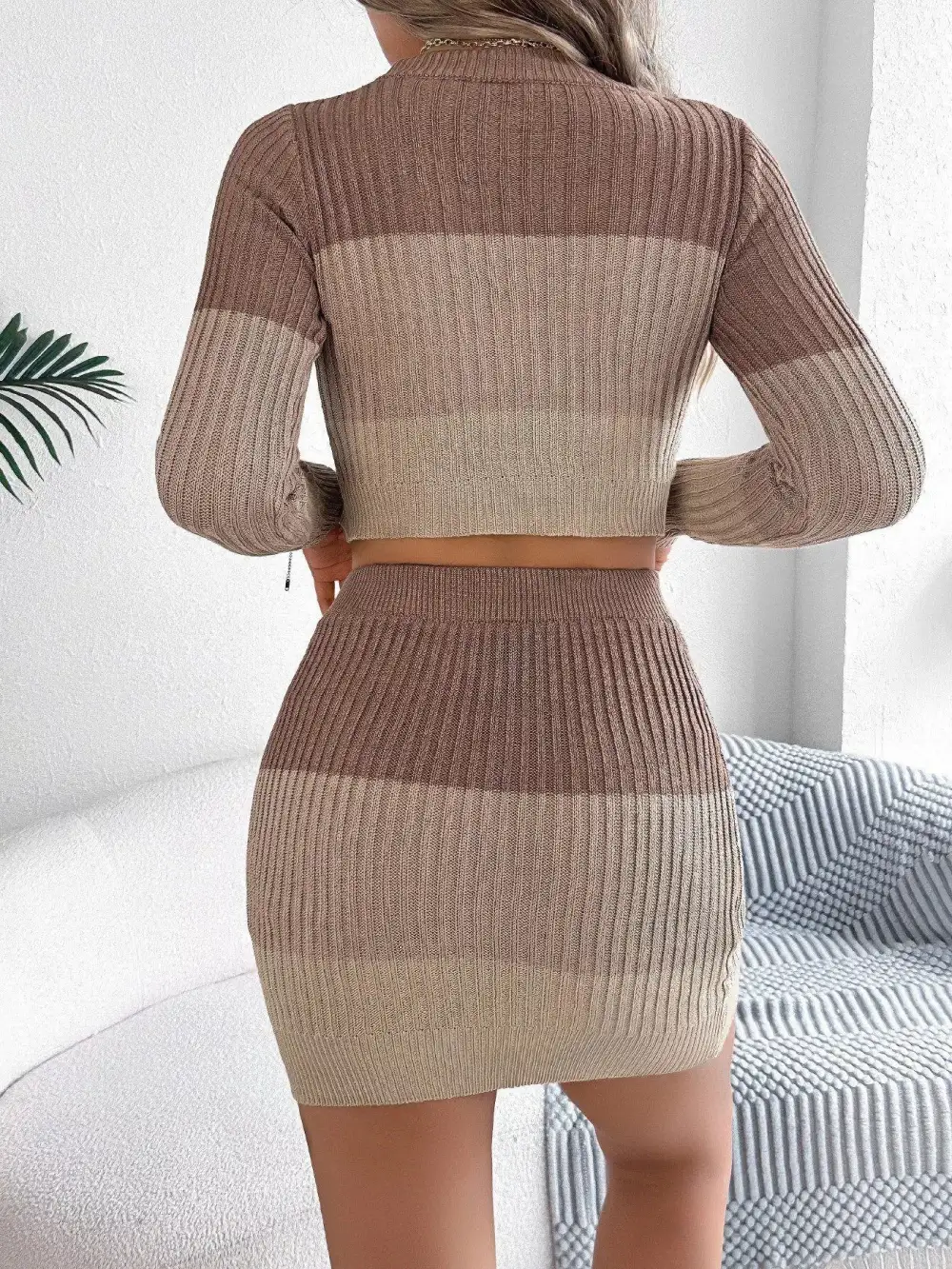 Knit Block Coordinated Set
