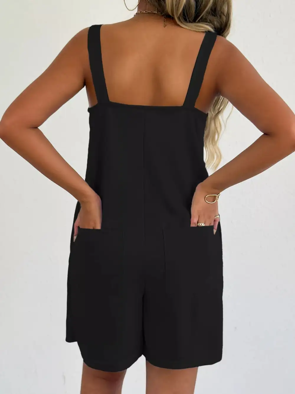 Pocket Sleeveless Romper