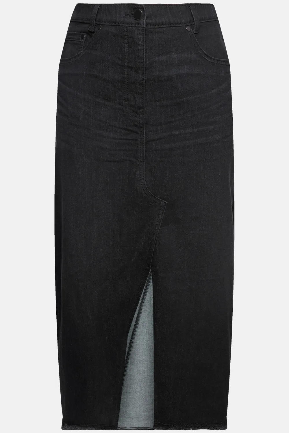 Five Pocket Rolled Hem Skirt