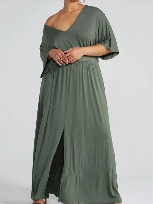 The Perfect V Neck Maxi Dress