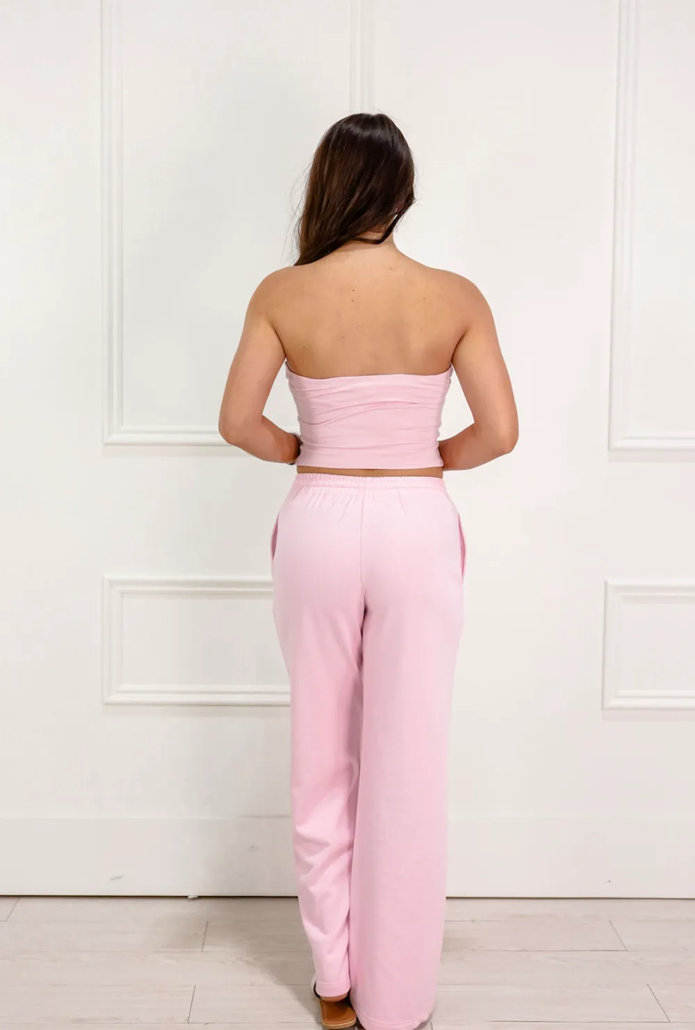 Polished Drape Pants Set