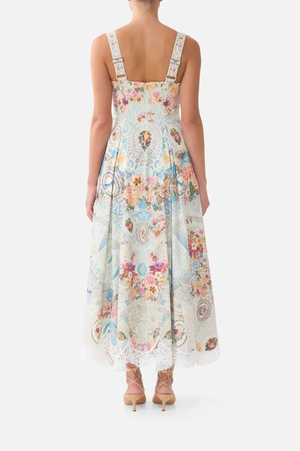 Long Fit and Flare Dress