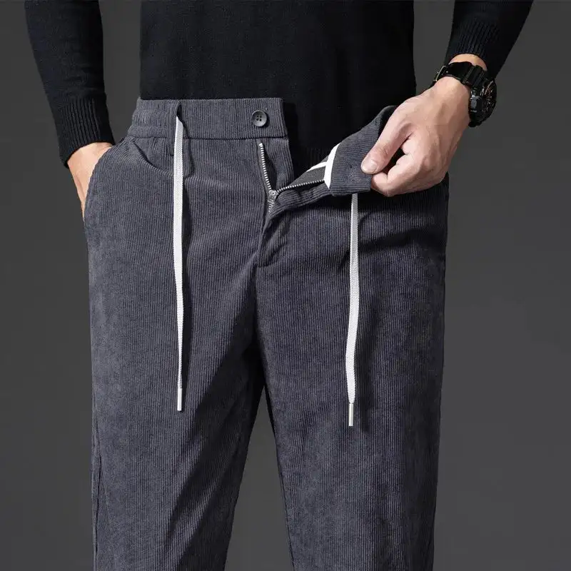 Men's Textured Corduroy Chino Pants