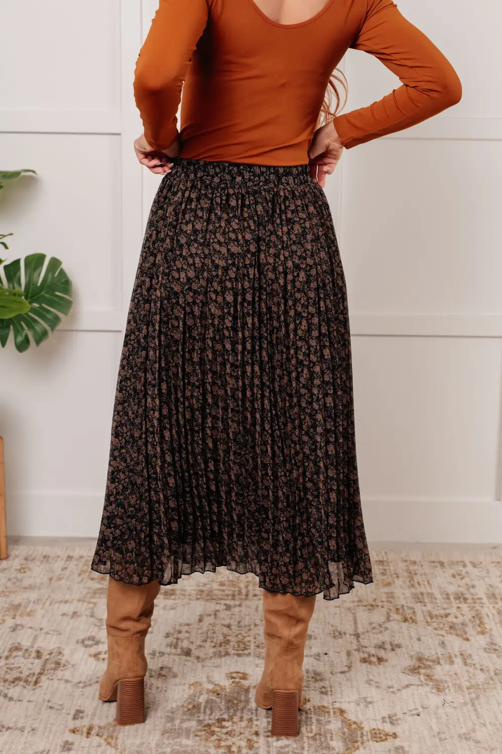 You Wanted Floral Print Skirt