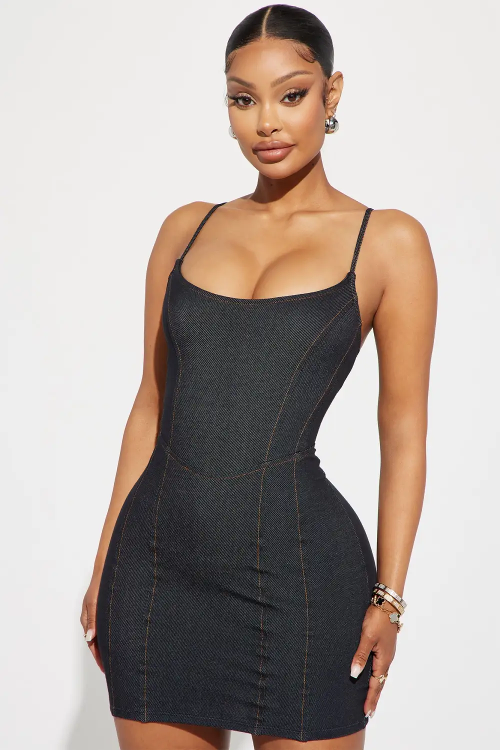 Dakota Mini Dress - Dark Denim