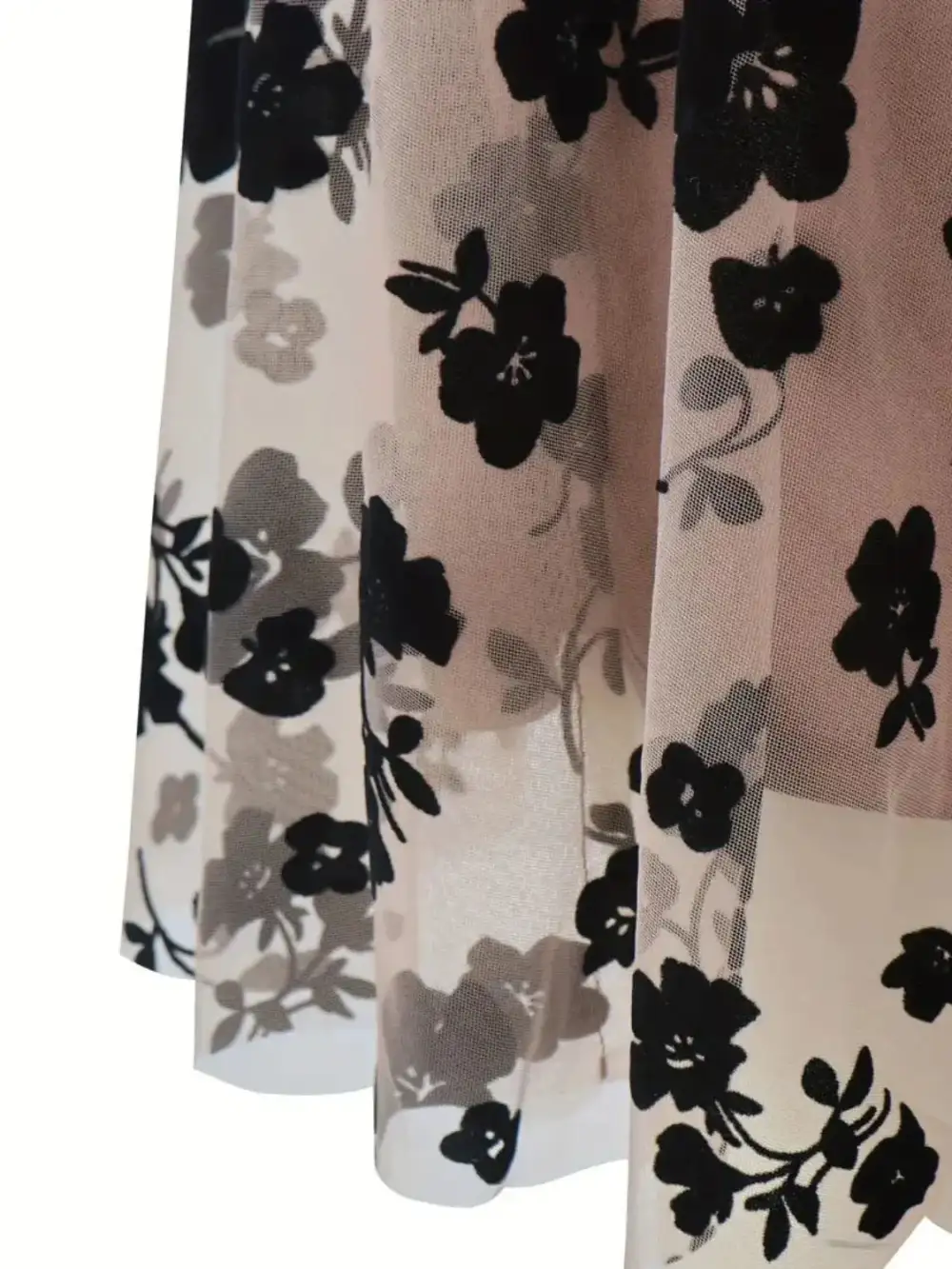 Floral Print High Waist Skirt