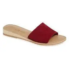 Leather Slide Sandals