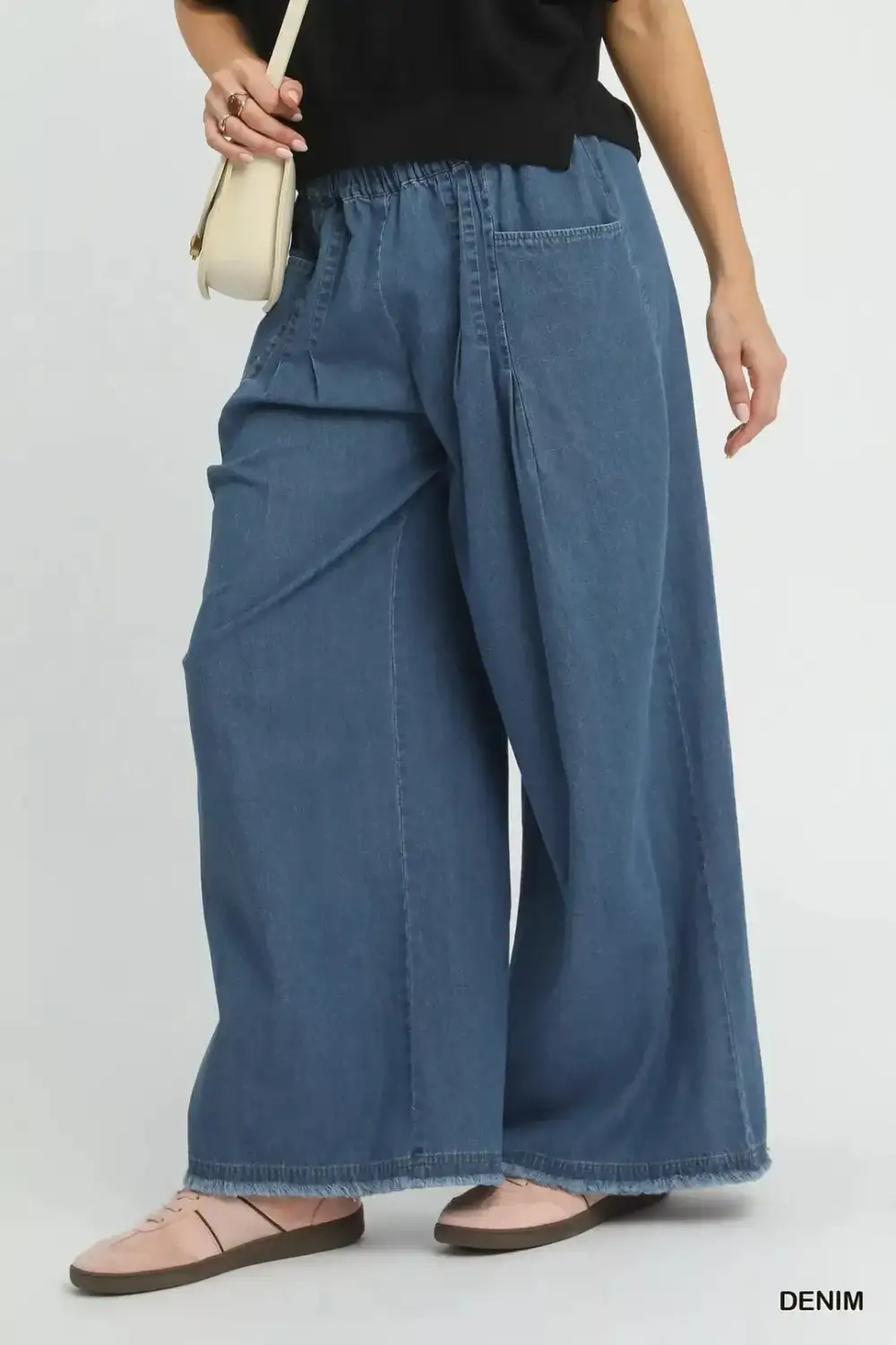 Everyday Washed Wide Leg Pants