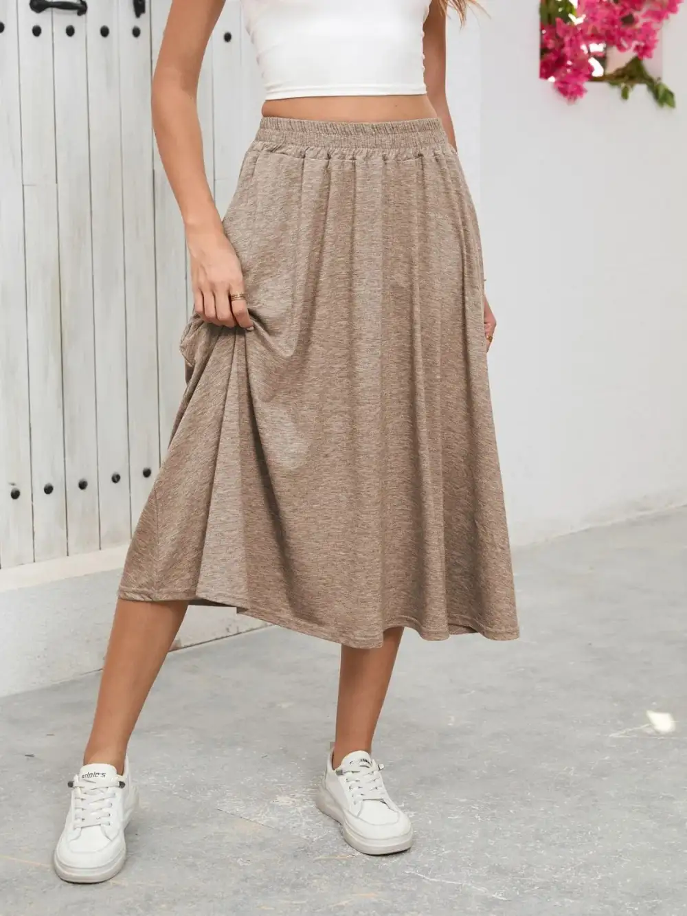 Pocket Elastic Skirt