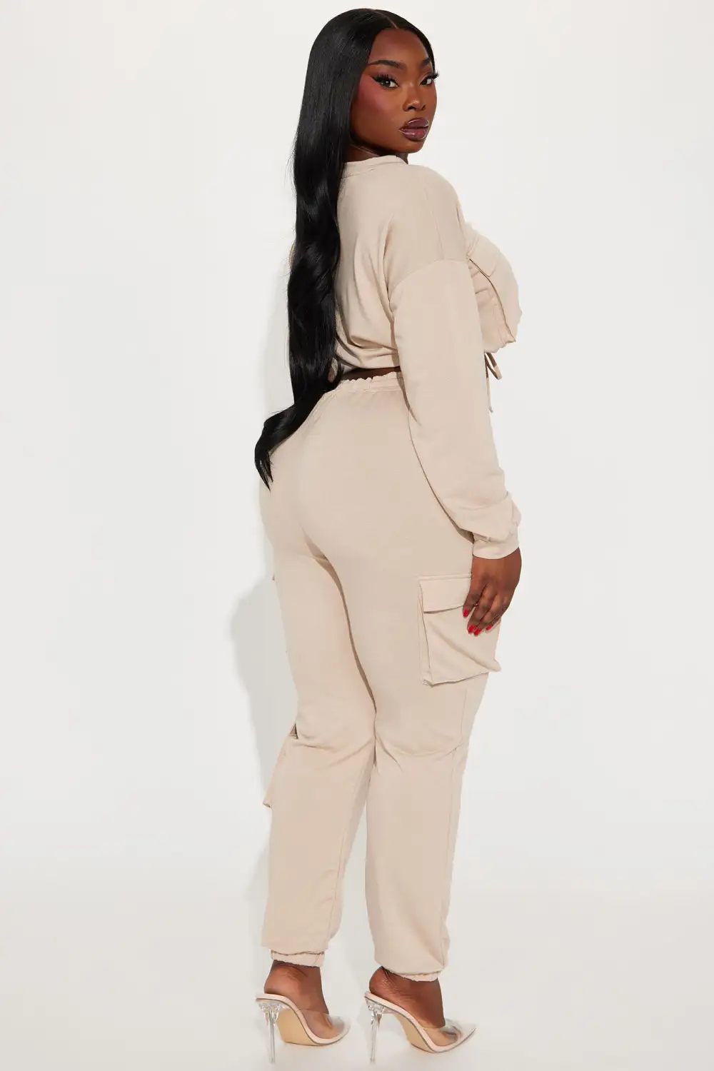 Finding Time Jogger Set  - Taupe