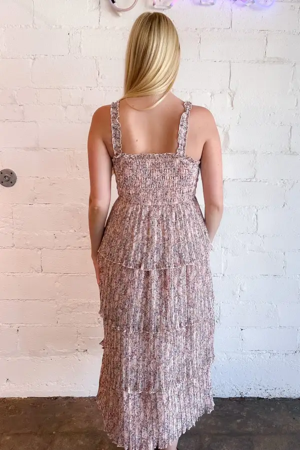 Rose Paisley Maxi Dress