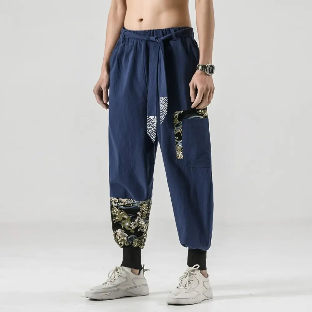 Simple Wrap Waist Pants