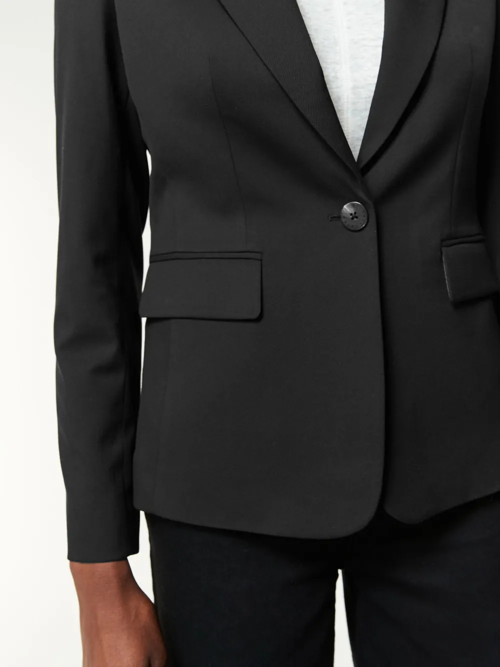 Loose Pleated Sleeve Suit Jacket