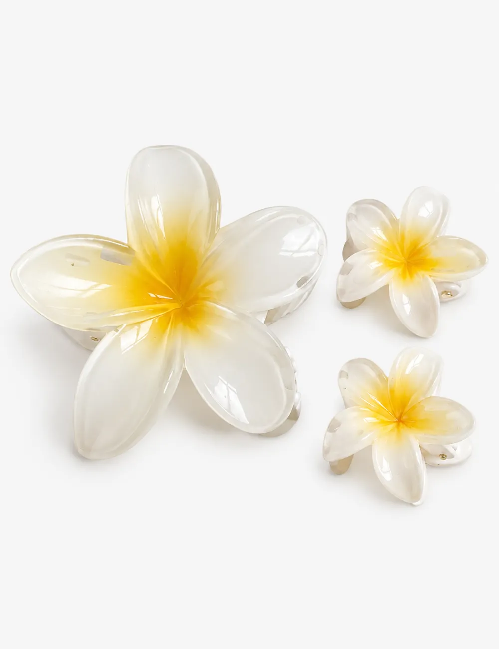 Glossy Flower Hair Clip
