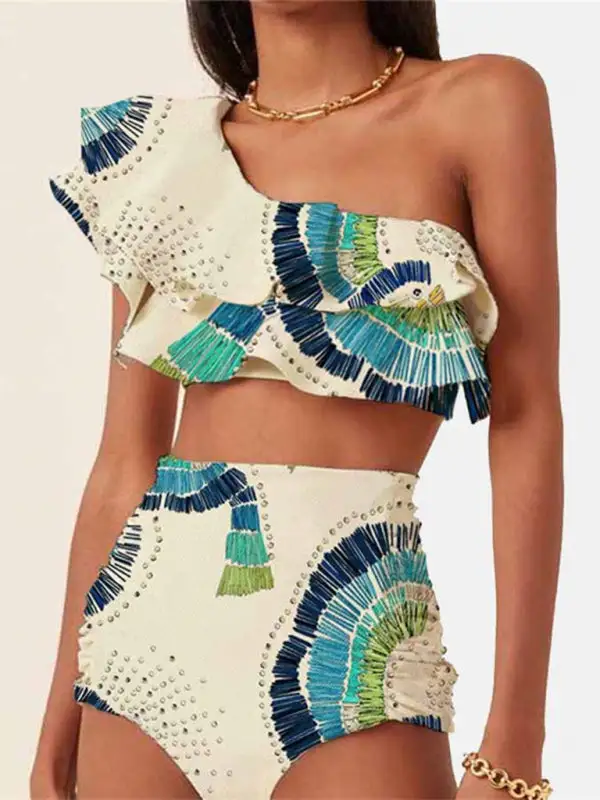 Double Layer Large Lotus Leaf One Swim Set