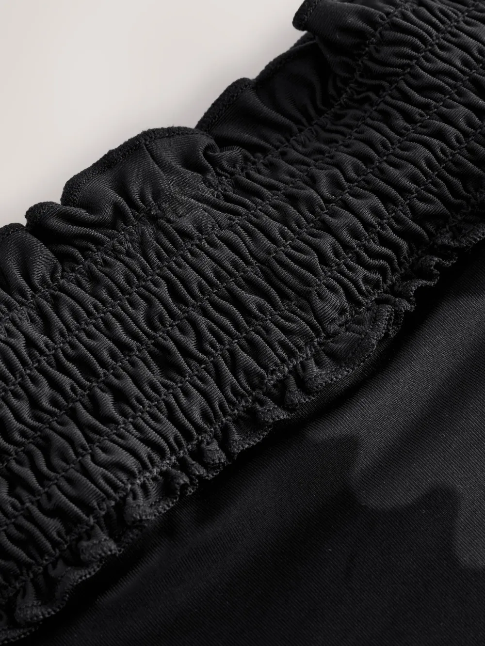 Wrinkled High-Waisted Bikini Bottoms