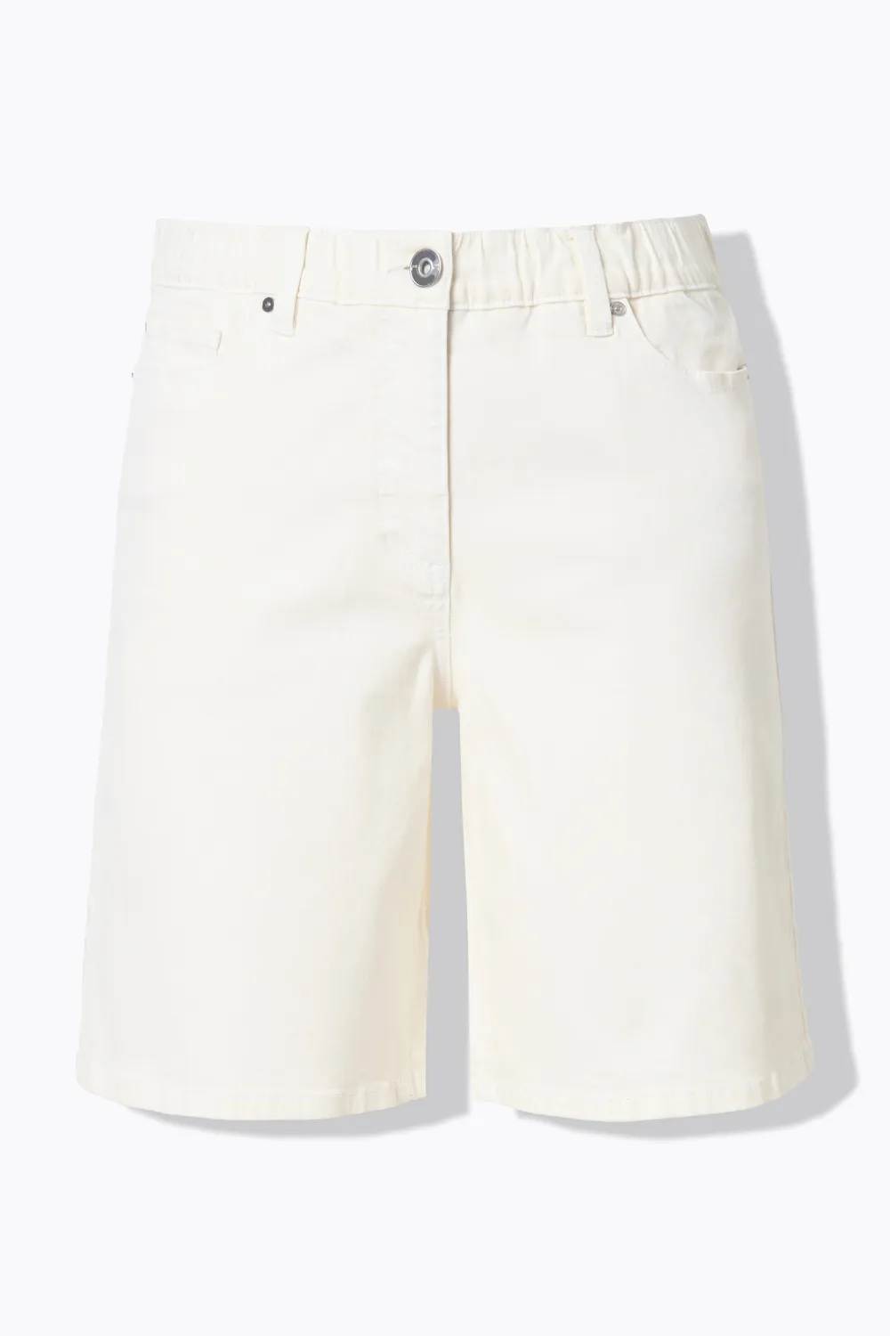 Zipper Denim Shorts